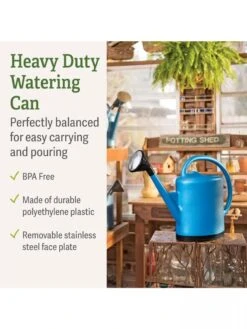 French Blue Watering Can 13 French Blue Watering Can -The Garden Works Shop 06341 7