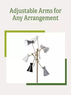 Adjustable 3-Arm Grow Lamp -The Garden Works Shop 3 Arm 3