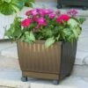 Self-Watering Rolling Planters, 15" -The Garden Works Shop 34 505 d