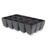 15-Cell Tray, Black -The Garden Works Shop 35 696 deep root seedstarting trays
