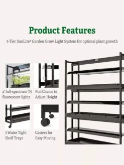 3-Tier Sunlite® Garden -The Garden Works Shop 39 357 4