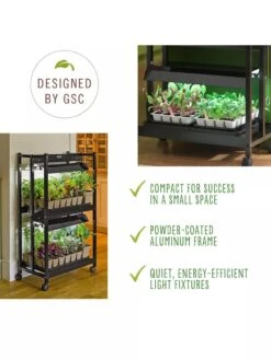 Compact 2-Tier SunLite® Garden -The Garden Works Shop 39 414 7