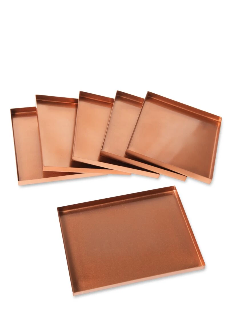 Crisscross Cascading Plant Trays, Set Of 6 3 Crisscross Cascading Plant Trays, Set Of 6