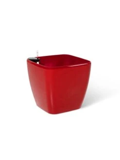 Viva Square Self-Watering Rolling Planter, 20" Diameter, Set Of 2 -The Garden Works Shop 3 4 crop 8612930 0105