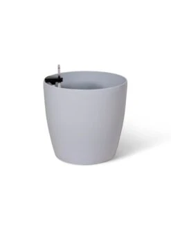 Viva Round Self-Watering Rolling Planter, 20" Diameter, Set Of 2 -The Garden Works Shop 3 4 crop 8612933 3899