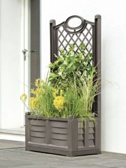 Separate Flower Box With Trellis -The Garden Works Shop 3 4 crop 8613626 03V