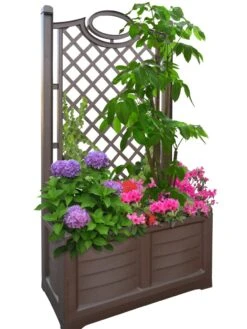 Separate Flower Box With Trellis -The Garden Works Shop 3 4 crop 8613626 04V