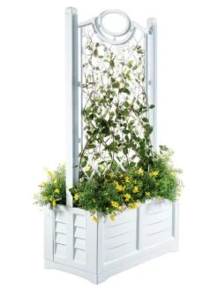 Separate Flower Box With Trellis -The Garden Works Shop 3 4 crop 8613626 14V