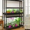 High Intensity 2-Tier SunLite® Garden -The Garden Works Shop 8586718 2221 high intensity grow lights with two shelves tif