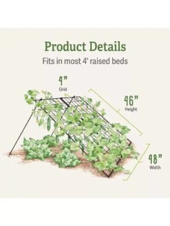 Large Cucumber Trellis -The Garden Works Shop 8587082 dimensions
