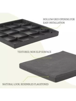 12" X 12" Stomp Stones™, Set Of 4 12 12" X 12" Stomp Stones™, Set Of 4 -The Garden Works Shop 8587319 4