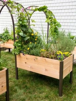 2’ X 4’ Arch Trellis For Planter Boxes -The Garden Works Shop 8587823 0490