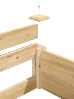 2-Tier Pine Raised Garden Bed, 80 Sqft.12'x12' -The Garden Works Shop 8588181 04v