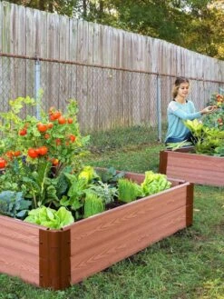 Composite Raised Bed With 1" Boards, 11" 29 Composite Raised Bed With 1" Boards, 11" -The Garden Works Shop 8588269 03V tif