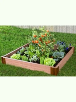 Classic Sienna Composite Raised Bed, 5-1/2" High With 2" Boards 12 Classic Sienna Composite Raised Bed, 5-1/2" High With 2" Boards -The Garden Works Shop 8588270 02v