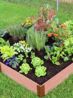 Composite Raised Bed With 1" Boards, 11" 24 Composite Raised Bed With 1" Boards, 11" -The Garden Works Shop 8588274 03V tif