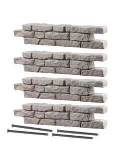 Rock Lock Interlocking Garden System, Straight Sets -The Garden Works Shop 8588324 01V