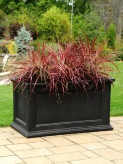 Fairfield Self-Watering Patio Planters, 20” X 36” -The Garden Works Shop 8588417 12V tif