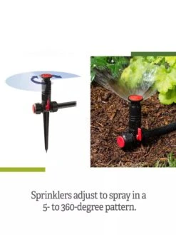 Snip-n-Spray Garden And Landscape Sprinkler System -The Garden Works Shop 8589718 range