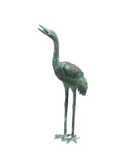 Bronze Crane Statues, Small -The Garden Works Shop 8589915 001v