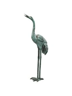 Bronze Crane Statues, Large -The Garden Works Shop 8589919 001v
