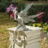 Sitting Fairy Flutist Statue