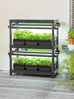 Stack-n-Grow Lights - Base Unit -The Garden Works Shop 8590139 001E Stack N Grow 2 Tier Light System tif 1