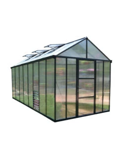Canopia® By Palram Glory™ Greenhouse, 8' -The Garden Works Shop 8591549 02v glory greenhouse 8 x 16 ft