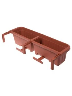Adjustable Self-Watering Railing Planter, 32" -The Garden Works Shop 8592174TC 2003z tif