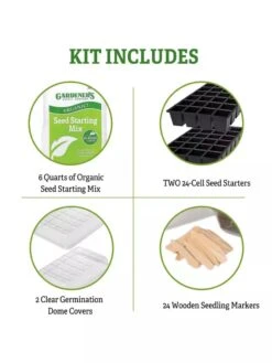 Organic GrowEase Seed Starting Success Kit -The Garden Works Shop 8592393 4