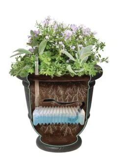 Kylemore Self-Watering Urn Planter -The Garden Works Shop 8592688 SWKylemore art tif