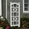 Milan Vinyl Trellis -The Garden Works Shop 8593936 01v milan vinyl trellis new england white
