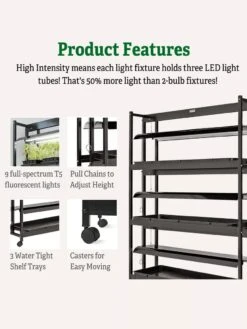High Intensity 3-Tier SunLite® Garden -The Garden Works Shop 8593944 4