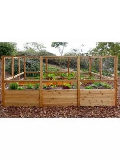 Garden In A Box With Deer Fence, 8' X 12' 14 Garden In A Box With Deer Fence, 8' X 12' -The Garden Works Shop 8594021 06V 3 4