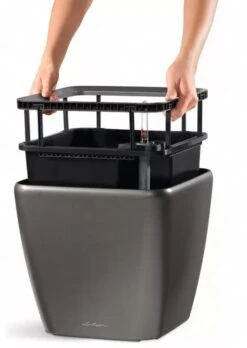 Lechuza® Quadro LS Premium Self-Watering Square Planters -The Garden Works Shop 8594096 04V tif