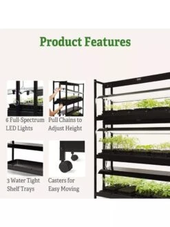 LED SunLite® 3-Tier Garden -The Garden Works Shop 8595554 4
