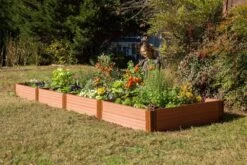 Composite Raised Bed With 1" Boards, 11" 21 Composite Raised Bed With 1" Boards, 11" -The Garden Works Shop 8595613 02V tif