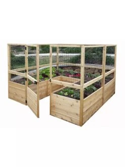 Garden In A Box With Deer Fence, 8' X 12' 15 Garden In A Box With Deer Fence, 8' X 12' -The Garden Works Shop 8595875 07V 3 4