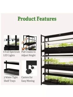 LED SunLite® High Intensity 3-Tier Garden -The Garden Works Shop 8596024 4