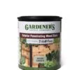 Gardener’s Exterior Wood Stain, 1 Quart -The Garden Works Shop 8596700 6090 gardening exterior penetrating wood stain whey based moss green tif