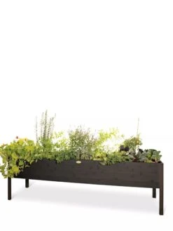 Eco-Stained Elevated Planter Box, 2'x8' -The Garden Works Shop 8596760 100 tif