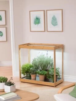 Medium Bamboo LED Grow Light Garden -The Garden Works Shop 8597883 9271 tif