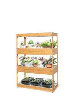 Bamboo LED Grow Light Garden For Succulents And Seeds -The Garden Works Shop 8598084 3000 tif