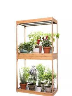 Bamboo Display LED Grow Light Garden -The Garden Works Shop 8598086 4000 tif