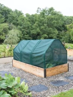 3-Season Plant Protection Tent, 4' X 8' -The Garden Works Shop 8598282 0213 three season garden protection tent 4x8 tif