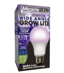 Miracle LED Corded 4-Socket Grow Light Kit With Bulbs, Full Spectrum And Red -The Garden Works Shop 8599032 05V tif