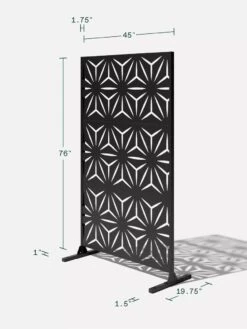 Veradek 3-Panel Privacy Screen Set, Star 13 Veradek 3-Panel Privacy Screen Set, Star -The Garden Works Shop 8599205 11V tif