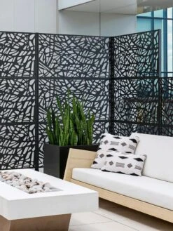 Veradek 3-Panel Privacy Screen Set, Web -The Garden Works Shop 8599206 10V tif