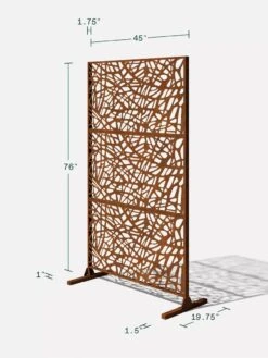 Veradek 3-Panel Privacy Screen Set, Web -The Garden Works Shop 8599206 12V tif