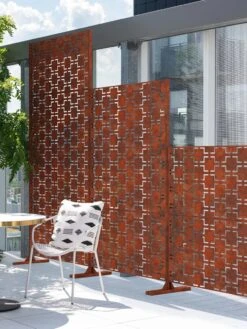 Veradek 2-Panel Privacy Screen Set, Quadra -The Garden Works Shop 8599207 04V tif